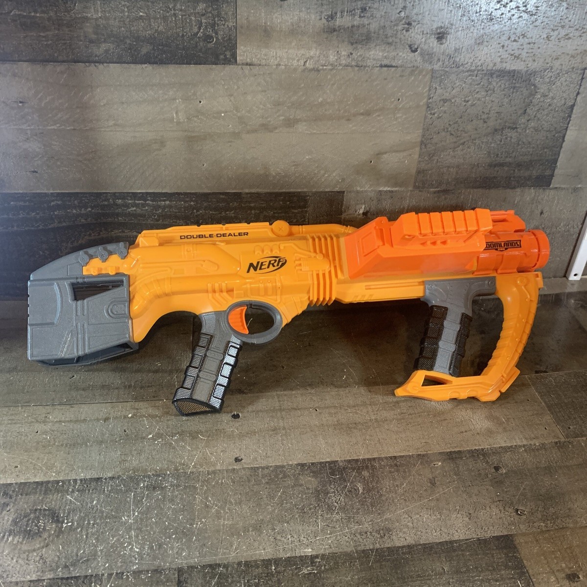 NERF ドゥームランズ　ダブルディーラー NERF Double Dealer Doomlands Blaster + 2 Clips | eBay