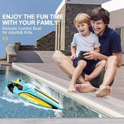 Kids Outdoor Racing Ship Toy Gift RC Boat Remote Control Speed Boat Collection - Picture 232 of 244