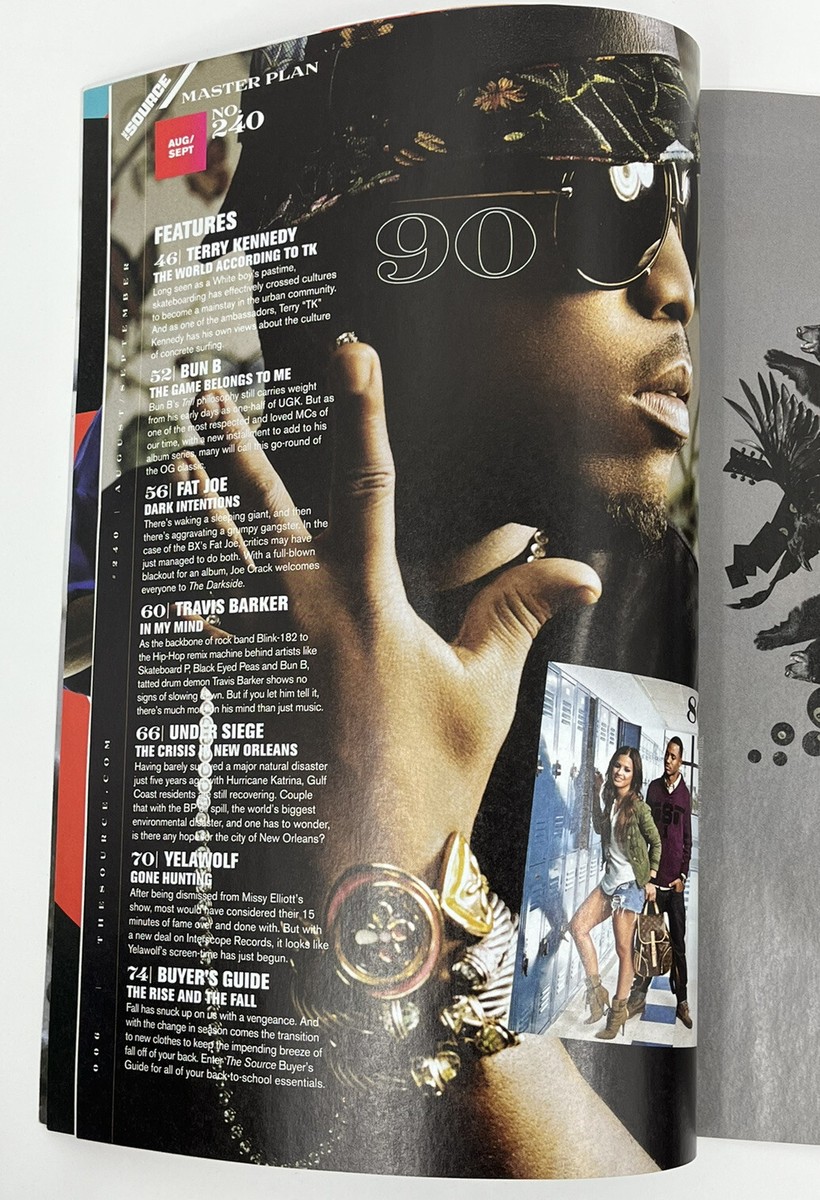 The Source Magazine August September 2010 #240 Drake Bun B Big Boi