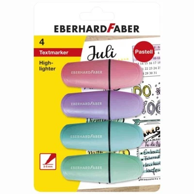EBERHARD FABER Textmarker Mini pastell 4 Farben