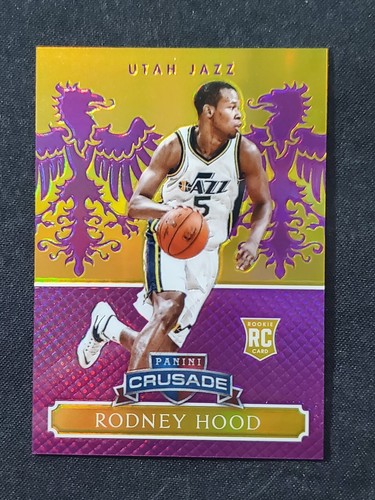 2014 Panini Excalibur Basketball Purple Rodney Hood #186