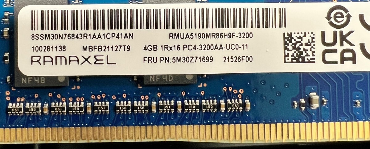 ryo NEC TK-M20K ROM RAM ボード NEMIX RAM 96GB (2X48GB) DDR5 5600MHZ PC5-44800 2Rx8 1.1V