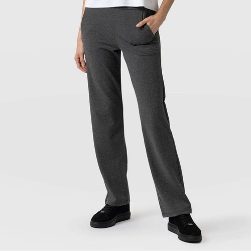 Saint + Sofia Apartment Pull On Elastic Waist Pant 34” (Tall) SZ 8 UK12 Charcoal - Picture 2 of 11