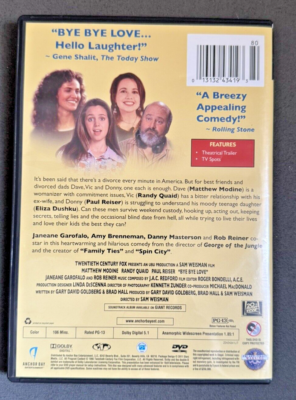 Bye Bye Love DVD Matthew Modine, Randy Quaid, Paul Reiser 1995