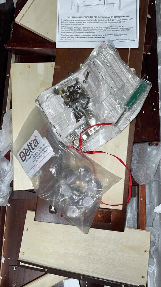 Tocador combinado Delta Canton 3 cajones tapa plana, espresso (70820-205) Foto 3 de 4