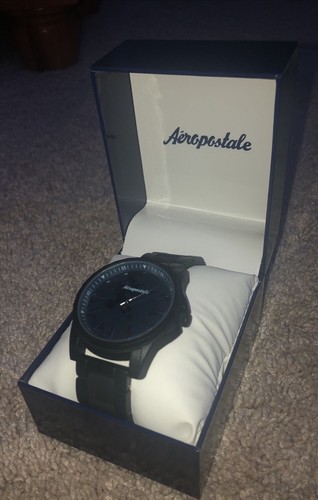 Aeropostale Black Mens Watch NEW IN BOX | eBay