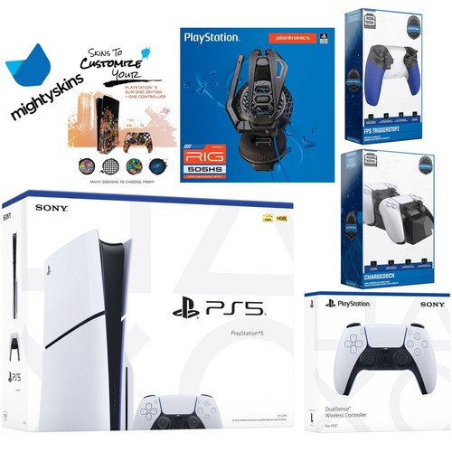 Sony Playstation 5 Slim Disc + Extra Controller, Pro Gamer Kit, Charge Dock - Picture 24 of 41