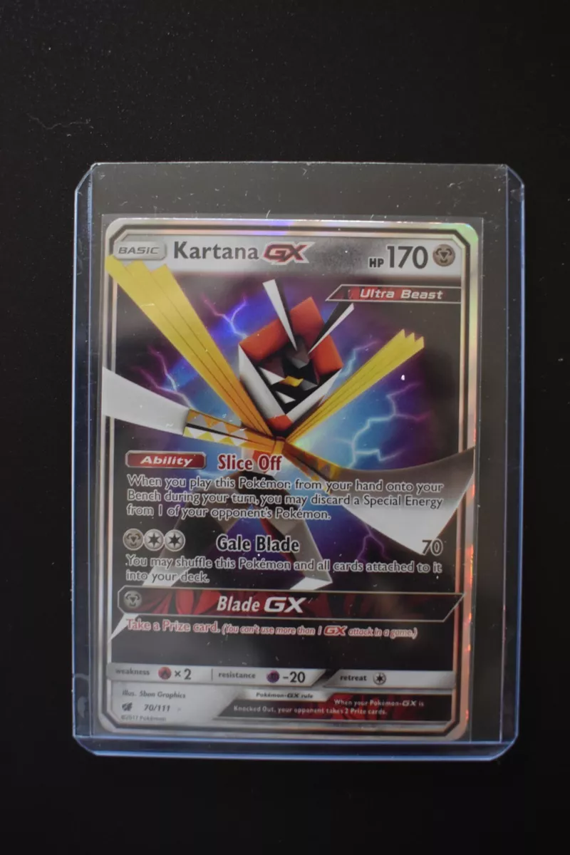 Kartana GX 70/111 - Crimson Invasion - Ultra Rare Holo Pokemon Card Near  Mint