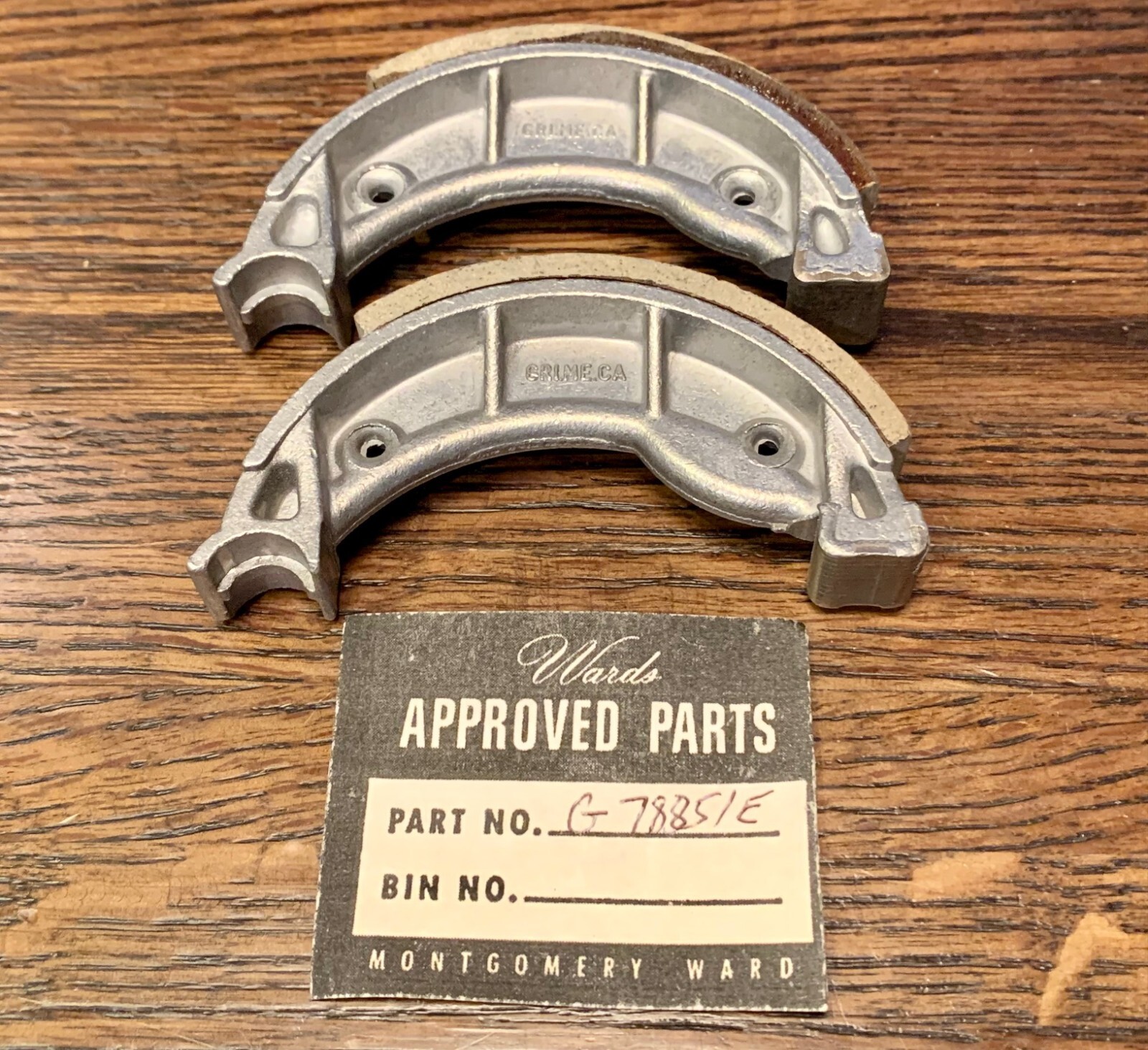 Benelli Hurricane Wards Riverside 250D & 150D Brake Shoe Set G7885/1E