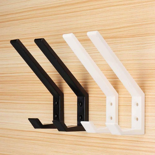 2pcs Motorcycle Helmet Holder Hook Jacket Bag Display Rack Wall Mount Hanger - Picture 5 of 14