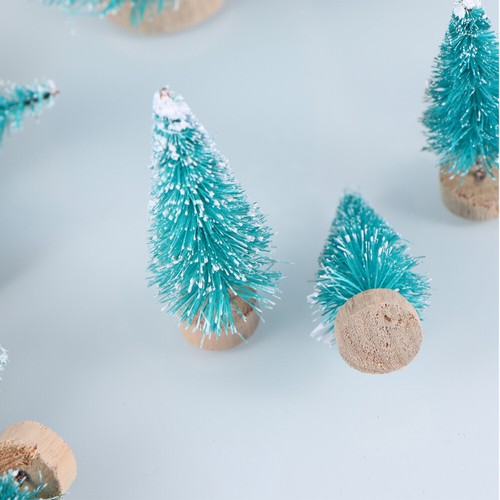 96 PC Small Christmas Tree Christmas Tree Decor Sisal Snow Tasson - Picture 10 of 12