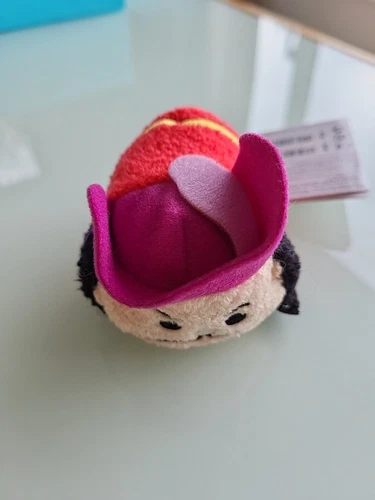 Disney Tsum Tsum Captain Hook Peter Pan 3.5” Mini Plush Toy Villain Pirate NWT