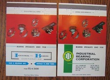 MATCHBOOK: INDUSTRIAL BEARING CORPORATION (BUFFALO & OLEAN, NEW YORK) -F17