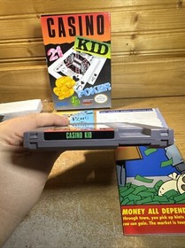 Casino Kid (Nintendo Entertainment System, NES) Box And Game, Poster, No Manual