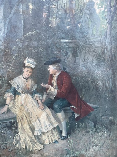 Bild Gemälde Friedrich August von Kaulbach um 1900 Kunstdruck München Berlin Top - Bild 8 von 9