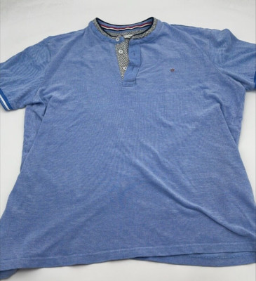 Celio Polo Shirt X Large Mens Collared Short Sleeve Blue