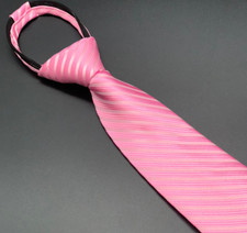 SHOWPONYPREP Zip Tie Erwachsene - Baby Pink Striped Showing Tie TN7