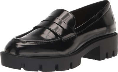 Nine West Women's MAIBEL3 Loafer | Black Patent | 8M