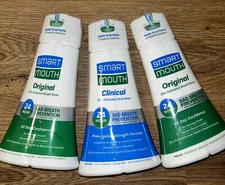 SmartMouth Original Activated Mouthwash for Bad Breath-3 bottles Fresh