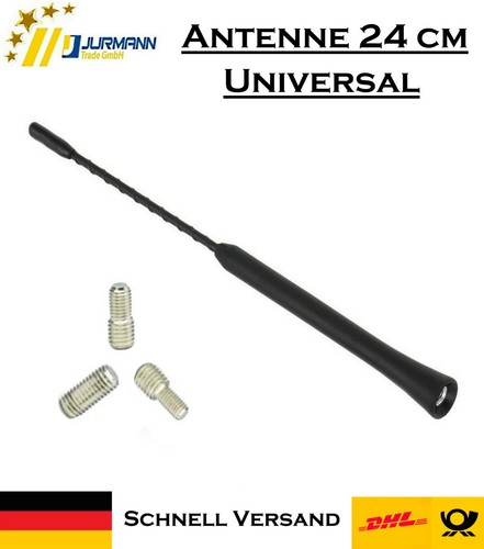 Antenna auto tetto universale 24 cm AM FM GPS con 3 adattatori - Citroen Berlingo