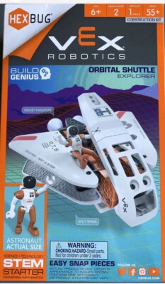 HEXBUG VEX Robotics Orbital Shuttle Explorer STEM Kit For Ages 6+ With 55+ Piece