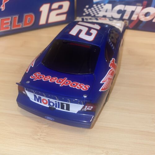 Jeremy Mayfield 2001 #12 Mobil 1 Bank 1:24 Car Vintage - Picture 7 of 9