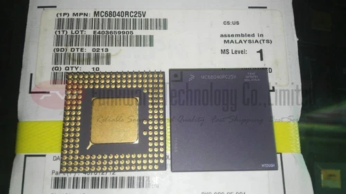 New MC68040RC25V 32-Bit High-Performance MC68000 Compatible Microprocessor x 1pc