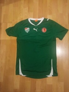 Maillot Bursaspor Kulübü 2019/20 - Kappa Player Issue, Vert, Taille S - NEUF