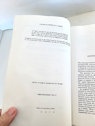 Calvin: Institutes of the Christian Religion Volumes 1 & 2 Set Westminster 1960s - Picture 7 of 9