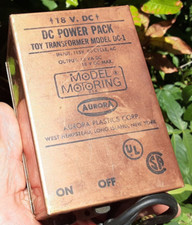 VINTAGE AURORA MODEL MOTORING 18V DC Power Pack Slot Car DC-1 1349  01w6