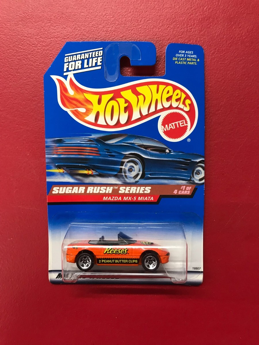 Mattel 1997 Hot Wheels Sugar Rush Series Mazda MX-5 Miata Diecast