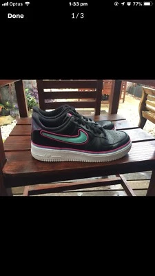 NBA Miami Heat Nike Airforce 1 Shoes Lebron Basketball NBA Miami Heat Nike Airforce 1 Shoes Lebron Basketball