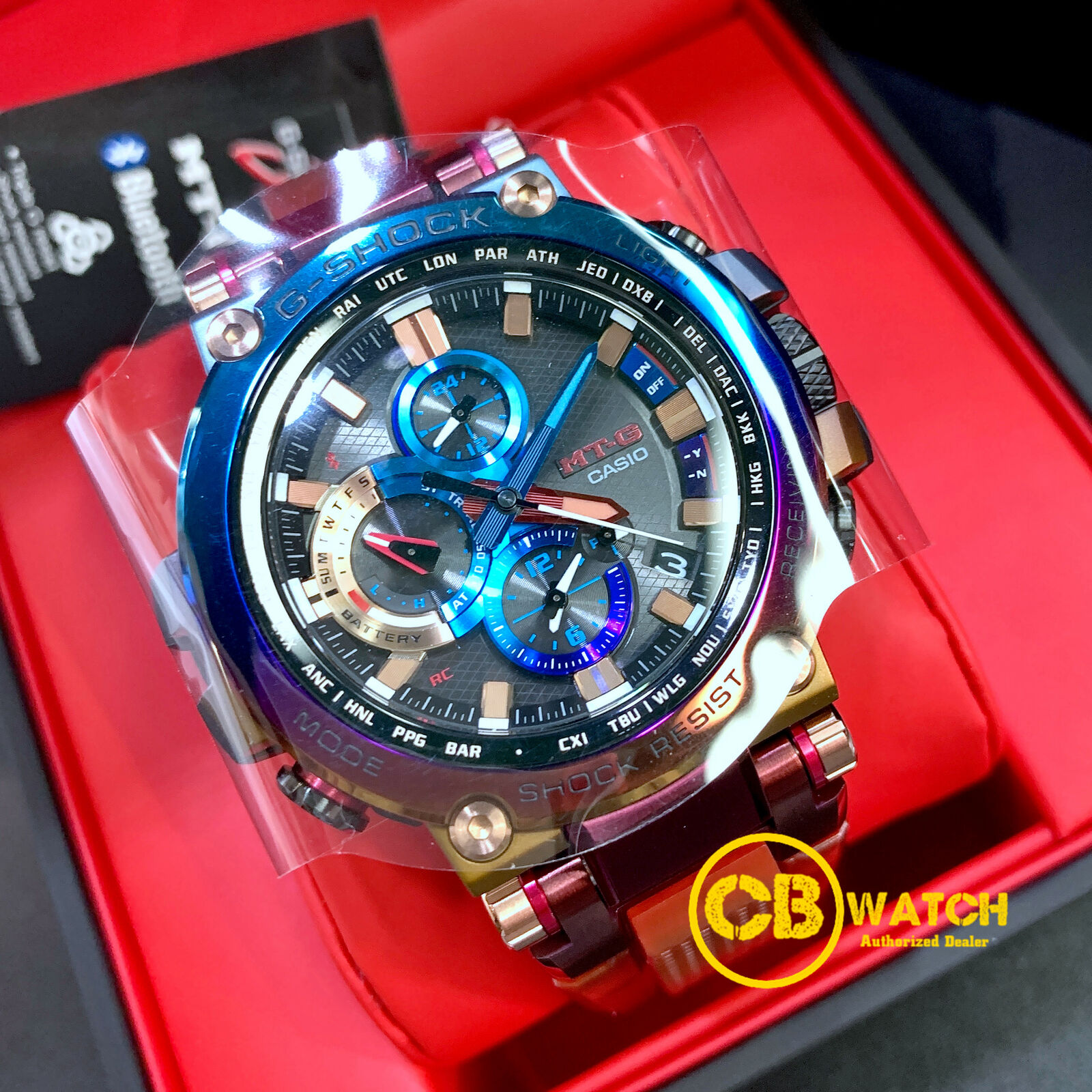 MTG-B1000VL-4AJR　G-SHOCK MT-G　レインボー火山雷