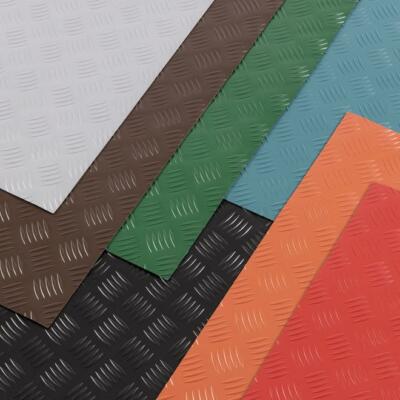 PVC Bodenbelag Gummimatte Riffelblechmuster Diamond Cut - Universell einsetzbar