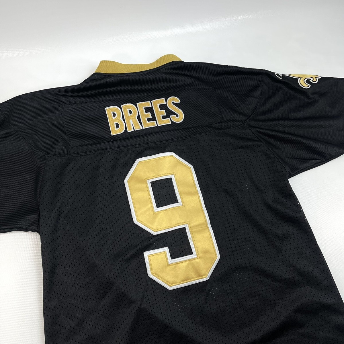 Reebok NFL on field New Orleans Saints Brees #9 Captain C