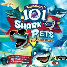 101 Shark Pets - Playpets Aquapets Sim Classic Game PC Software Game Sealed New