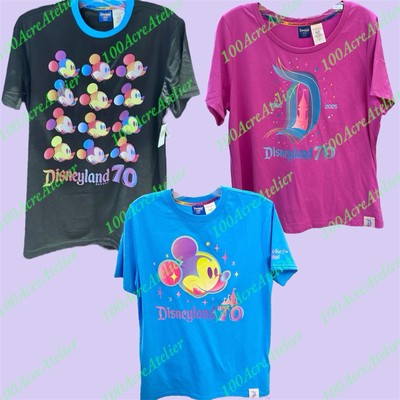Disneyland Resort 70th Anniversary T-Shirts *Varieties