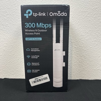 TP-Link Omada EAP110-Outdoor 300 Mbps Wireless Outdoor Access Point New/Open Box