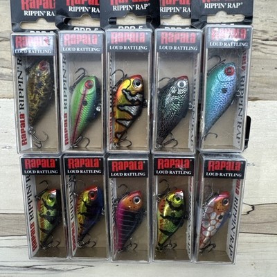 (10) Rapala Rippin' Rap 05 RPR-5 Custom Paint Colors Rippin Rap FAST SHIPPING!