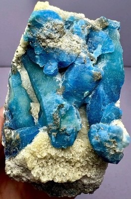 510 Grm.  Top Afghanite Bündelkristall mit Pyrite ausgezeichnete Farben @ Afg