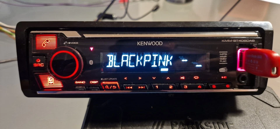 JVC KMM-BT408DAB 1-DIN AUTORADIO FM, AUX, BLUETOOTH, DAB, USB EINWANDFREI - Bild 4 von 4