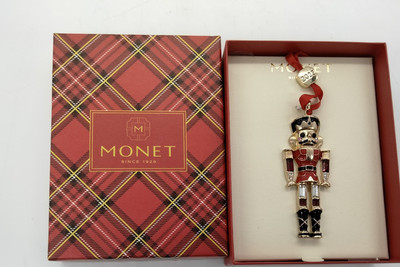 Monet Enamel on Brass 2022 Nutcracker Annual Christmas Ornament NIB
