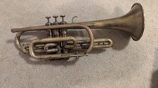 Martin Committee Model Brass Cornet Elkhart USA Serial 156333 with Case
