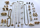 Lot 30 Vintage Early Avon Elegant Costume Jewelry Necklace Bracelet Earring Ring