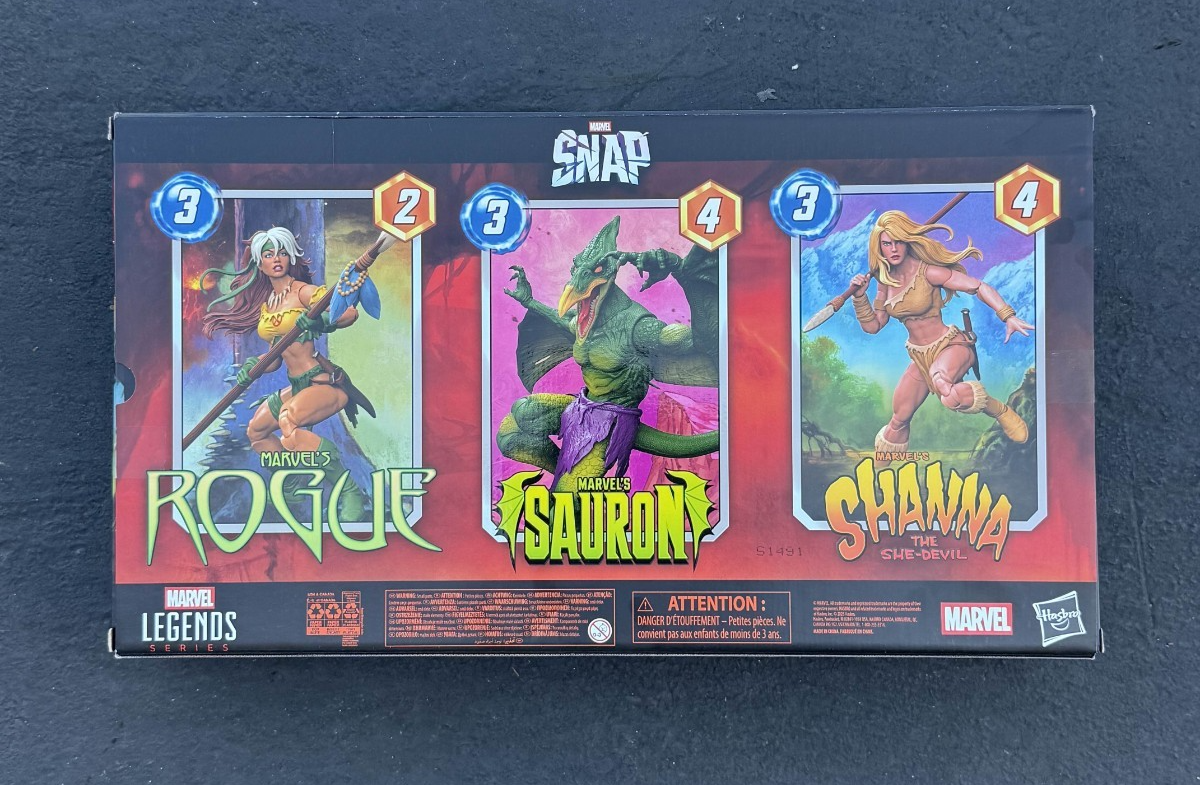 SDCC 2025 HASBRO MARVEL LEGENDS GAMERVERSE SNAP SAVAGE LAND 3-PACK