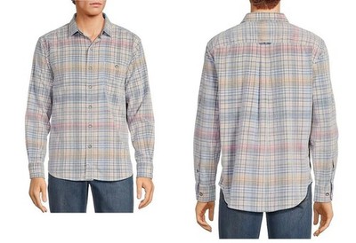 Tommy Bahama Mens Coastline Cord Harbor Check Shirt in Featherstone Size XXL