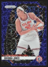 2024 Panini Prizm WNBA #27 Brionna Jones Blue Velocity Prizms