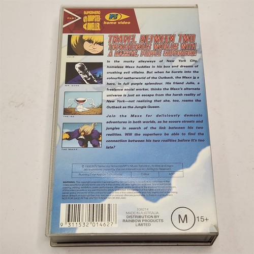 The Maxx The Original Series! VHS Video Anime 1996 MTV - Picture 3 of 5