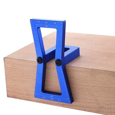 Woodworking Dovetail Tenon Marking Gauge with Scale Auxiliary Scribe Tool *gi