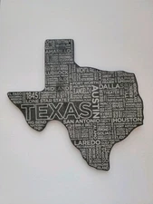 Texas Large Gray Black Slate 14" x 14" Cheese Board Charcuterie Stonecrafts